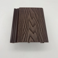 Panel de Pared de WPC con Textura Rústica Retro, Resistente al Moho, para Decoración de Jardín, Villa o Granja, en Oferta