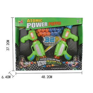 Coffret de tir à Air pour enfant, pistolet de jeu mécanique avec 32 balles de mousse, jeu de rôle - Product Image 4