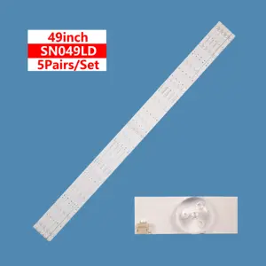 แถบไฟทีวี LED แบ็คไลท์ LED สำหรับ SN049LD 9001 HITACHI แถบไฟหลังทีวี49ดวง