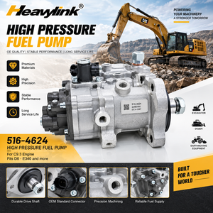Pompe à carburant haute pression Heavylink 516-4624 pour moteur C9.3, pièces d'excavatrice D6 E340 - Product Image 1