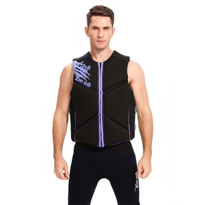 <span class=keywords><strong>Gilet</strong></span> de sauvetage épais à haute flottabilité en EPESBR pour adultes, grande taille, pour la pêche, les jet-skis, le ski nautique, résistant aux chocs, sans manches - Product Image 2