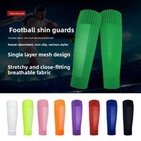 Chaussettes de sport de football pour hommes avec logo personnalisé OEM, chaussettes de sport tissées, protège-jambes athlétiques, manchon de compression pour le mollet, design sans pied