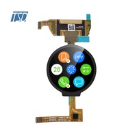 LCD Pabrik 1.4 Inci Fungsi Sentuh 454*454 Putaran Amoled Lcd Modul Amoled Antarmuka Mipi/Spi