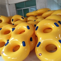 Bouée de natation en PVC Durable, Double anneau de natation gonflable en caoutchouc, flotteur de piscine