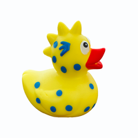 Canard en caoutchouc promotionnel personnalisé de jouets de bain flottants en vinyle de 5.5cm