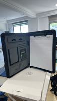 Carnet de notes multifonction A4 en cuir PU durable avec lumière LED, batterie externe et chargement sans fil – Idéal pour la vente en gros