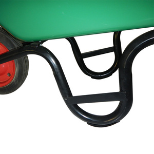 Wb3800 भारी शुल्क व्हीलबारो धातु ट्रे 100 किलोग्राम भार क्षमता के साथ 13 "x 3" ठोस पहिया - Product Image 5