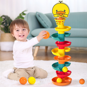 <span class=keywords><strong>Jouet</strong></span> de construction en blocs à glissière pour les enfants de 2 à 4 ans - Stimule la motricité fine, la coordination œil-main, jouets éducatifs pour bébés sûrs et durables - Product Image 1