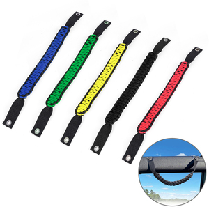 Venta al por mayor Roll Bar Grab Handles Paracord Grip Handle Reemplazo para <span class=keywords><strong>Ford</strong></span> <span class=keywords><strong>Bronco</strong></span> 2021-<span class=keywords><strong>2022</strong></span> Accesorios interiores - Product Image 1