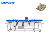 Balance combinée de haute précision en acier inoxydable SUS304 pour crevettes et fruits de mer