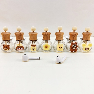 Miễn Phí Mẫu Giá Rẻ 8Ml Rỗng Thủy Tinh Xe Treo Làm Mát Không Khí Nước Hoa Chai Hương Thơm Xe Khuếch Tán Chai Với Clip - Product Image 1