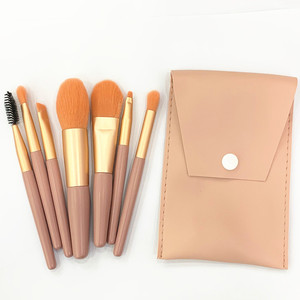 Conjunto de pincéis de maquiagem profissional 7pcs rosa conjunto de pincéis de maquiagem bonito portátil mini conjunto de pincéis de maquiagem - Product Image 4