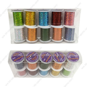 Fil de pêche BTI-09D-1033 Holo Flat Tinsel pour la fabrication de mouches, haute résistance, couleurs personnalisées B10 - Product Image 5