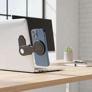 Custom Portable Laptop Side Extension <b>Mount</b> Holder for Mobile Phone Stand Removable and Adjustable Magnetic <b>Mount</b> - Product Image 1