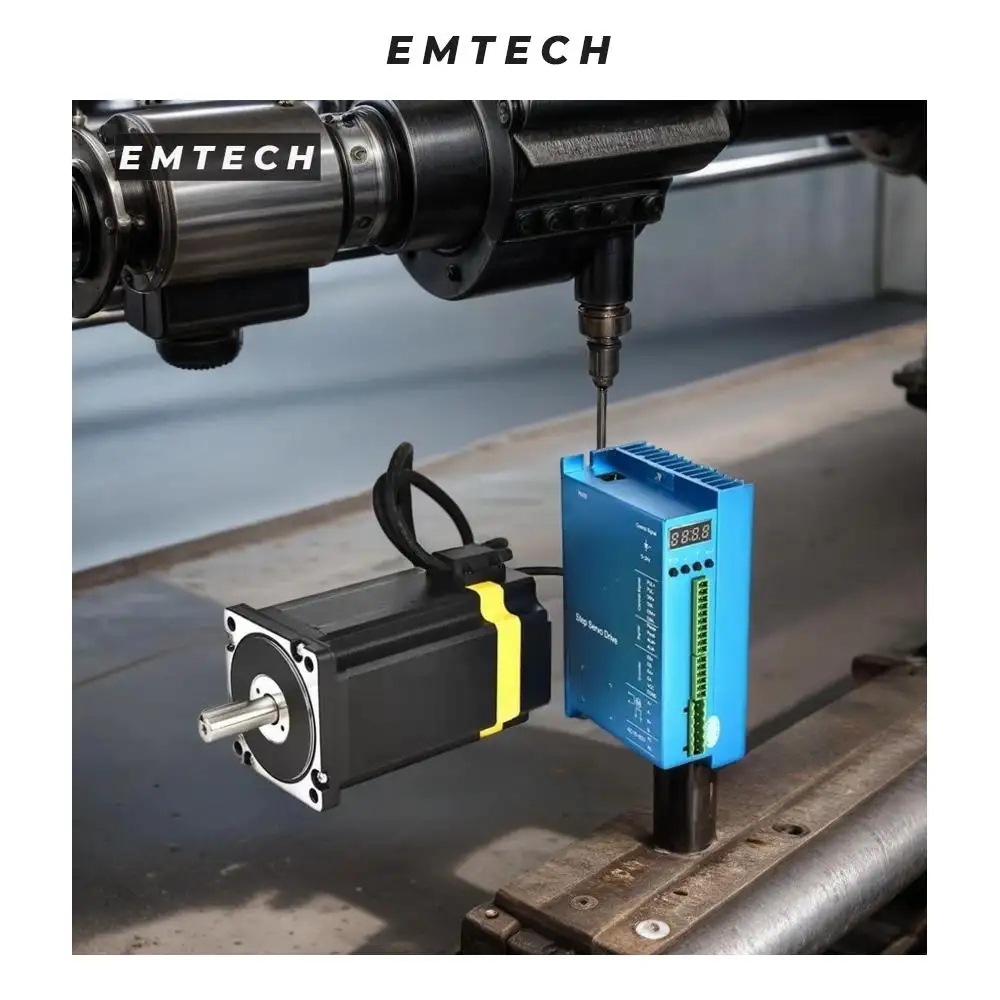 EMTECH 86BYG250-150B Controlador de 1,8 grados de alta eficiencia Híbrido Kit de controlador de circuito cerrado paso a paso de alto rendimiento 86BYG250-150B
