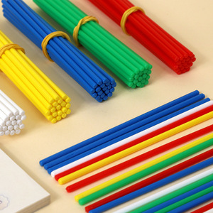 Palitos de conteo, tiras de colores, matemáticas para primaria, palitos de demostración de aritmética mental para niños, 10CM 20CM - Product Image 2
