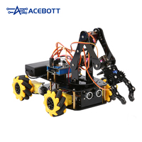 Kit de Brazo Robótico Programable ACEBOTT ESP32 para Arduino, Set de Coche Robótico Inteligente para Aprendizaje, Educación y Automatización