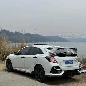 Aileron arrière de style Type-R pour Honda Civic 2016 2017 2018 2019 2020 10ème génération FK7 Hatchback, décoration de toit et de coffre - Product Image 5