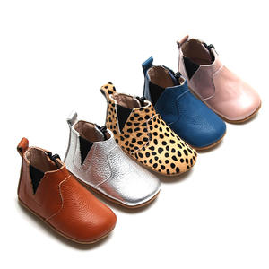 Babyhappy Chine Fournisseur Skidproof Chaussures Mix Tailles Populaire Semelles Souples Fantaisie En Cuir Bébé Bottes - Product Image 5