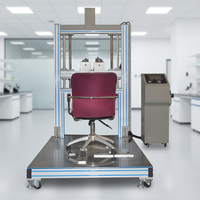 Testeur de durabilité de l'inclinaison du dossier de chaise de bureau, machine d'essai de fatigue par flexion répétée du dossier de chaise