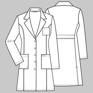 वयस्कों के लिए पेशेवर लैब कोट सफेद लैकोट्स लैब कोट थोक - Product Image 5