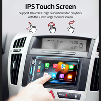GRANDnavi 2 Din 7 pouces stéréo Autoradio écran tactile Lecteur Mp5 Autoradio Android Auto CarPlay BT WinCe System