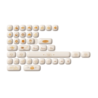 Akko Steamed Buns Keycap Set 144 touches blanches 60% 75% 80% 100% OEM Keycaps