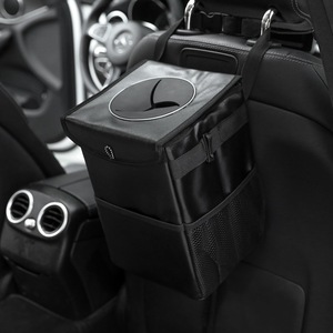 Car <b>Storage</b> Bag 12L Foldable Oxford Cloth <b>Seat</b> Back Organizer With Cup Holder For Car Interior Trunk Use - Product Image 1