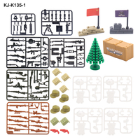 Figuras de Bloques de Construcción de Armas de Fuego en Miniatura, Accesorios Combinados Personalizados al por Mayor, Baratos