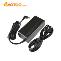 Adaptateur secteur AC/DC de bureau VOTOO 25W-36W 5V 12V 24V Prise C6 C8 5.5x2.1mm Prise EU US UK AU CE RoHS Niveau VI