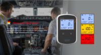 Détecteur de gaz CO domestique Shi'An SA-V108 avec affichage en temps réel, alarme sonore et lumineuse, en acier inoxydable, compatible avec l'application intelligente Tuya/360