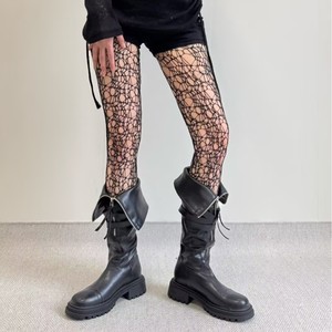 Collants résistants aux accrocs en maille irrégulière texturée Printemps/Été ; Collants fins unis Y2K Sexy <span class=keywords><strong>Chic</strong></span> - Product Image 3