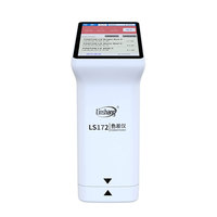 Draagbare kleurmeter LS172 voor nauwkeurige meting van kleurverschillen in voedsel en fruit.