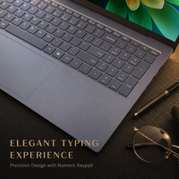 Ordinateur portable professionnel OEM en gros, écran FHD 16 pouces, Intel Core i5 3,3 GHz Dual Core, 8 Go de RAM, SSD, Windows 11 Famille, Gris