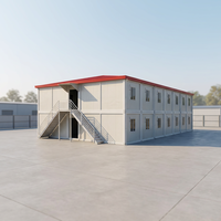 WELLCAMP Ufficio Container Smontabile, Appartamento Prefabbricato, Edificio Modulare Portatile dal Design Moderno, Colore Bianco