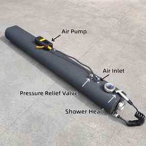 Bouteille d'eau de douche de <span class=keywords><strong>camping</strong></span> portable en acier inoxydable 25L avec tuyau de pulvérisation, réservoir de stockage étanche pressurisé - Product Image 6