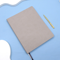 Journal de couleur neutre esthétique, carnet en papier kraft vierge, s'ouvre à plat pour les amoureux des livres, suivi de lecture, scrapbooking, artisanat