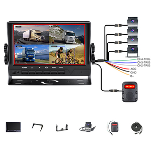 <span class=keywords><strong>Monitor</strong></span> de coche IPS de 8 pulgadas con sistema de cámara de <span class=keywords><strong>4</strong></span> piezas Grabación 720P - Product Image 2