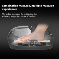 Outil de massage électrique pour spa des pieds Compression d'air Vibration Thérapie par la lumière rouge Masseur de pieds shiatsu
