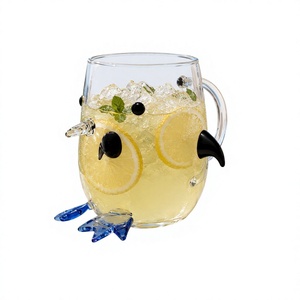 Verres à cocktail transparents en borosilicate faits à la main de 280 ml, sans plomb, coupe Martini, verres à margarita, verrerie de bar réutilisable en gros - Product Image 2