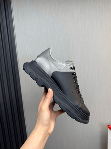 2026 New Alexander Unisex fashion trend flat bottom comfortable red and white color patchwork upper lace up Mc sneakers Queen - Product Image 5