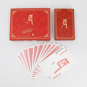 Professional Factory Custom Printing Waterproof PVC Plastic Poker Cards Advertising <b>Paper</b> Playing Cards For Family Use - Product Image 1