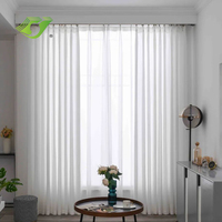 Tissu de rideau pure isolation thermique chambre obscurcissant bloc de polyester lumière du soleil pour chambre d'enfants chambre à coucher