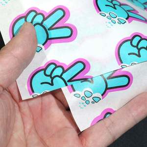 Feuilles de papier ciré personnalisées avec le symbole de la paix, papier d'emballage alimentaire résistant à la graisse pour sandwichs et hamburgers - Product Image 3