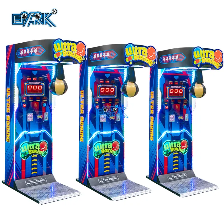 Münz betriebenes Spiel Street Amusement Park Elektronische Hammer Box maschine Arcade Boxing Punch Machine Preis zu verkaufen