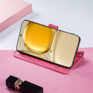 Qualité couverture complète du corps en cuir Pu Tpu bonbons couleurs fantaisie Mobile couvre dames fleur coques de téléphone pour <span class=keywords><strong>Huawei</strong></span> P60 couverture de téléphone - Product Image 4