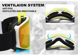 畅销儿童冬季运动太阳镜OEM ODM防紫外线户外滑雪护目镜带磁性镜片 - Product Image 6