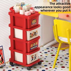 Étagère et chariot de rangement mobile multi-niveaux en polyuréthane style Dopamine pour le salon et la <span class=keywords><strong>chambre</strong></span> à coucher - Product Image 4