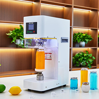Machine de scellage entièrement automatique pour canettes PET, adaptée aux boissons, aux bouteilles de soda, aux jus, aux desserts, aux canettes en aluminium