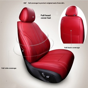 <span class=keywords><strong>Housse</strong></span> de siège de voiture TT 2025 Nouveau modèle X5 E70 en cuir de vache véritable, toutes saisons, sur mesure, couverture complète, coussin spécial 7 pièces pour l'avant - Product Image 2
